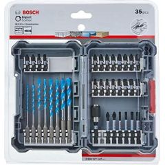 Bosch Impact Control screwdriver bit set w. Multipurpose drill bits, 1/4 ", 35 pieces, drill bit & bit set Skrūvgrieži