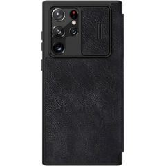 Nillkin Qin Leather Pro case for SAMSUNG S22 Ultra (black)