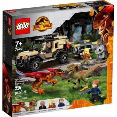 LEGO Jurassic World Piroraptora un dilofozaura pārvešana 76951