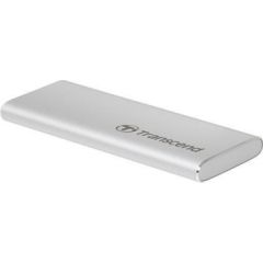 Transcend 250GB ESD260C USB 3.2 Gen 2 Type-C Portable Solid-State Drive (Silver)