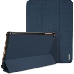 Dux Ducis domo grāmatveida maks planšetdatoram Samsung T870 / T875 / X700 Galaxy Tab S7 / S8 zils