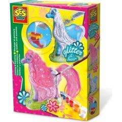 SES Ģipša komplekts Zirgs ar spīdumiem Baby Art