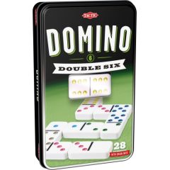 Tactic spēle Domino D6, metāla kastē
