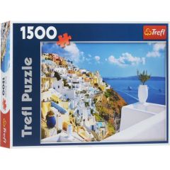TREFL Puzle Griekija, Santorini, 1500 gb. Puzles