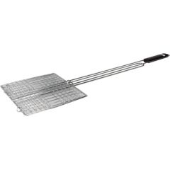 Grila reste Mustang 74x22.5x21cm ar koka rokturi Grilu piederumi