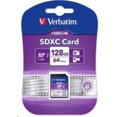 Verbatim Premium SDXC 128 GB Class 10 UHS-I/U1  (44025) Atmiņas kartes micro SD SDHC