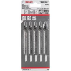 Bosch Jigsaw blade T308BOF - 5 pieces silver