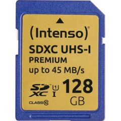 Intenso Premium SDXC 128 GB Class 10 UHS-I/U1  (3421491) Atmiņas kartes micro SD SDHC