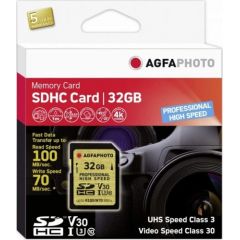 AgfaPhoto SDHC UHS I 32GB Professional High Speed