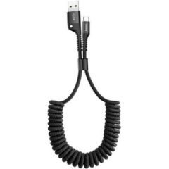 Baseus  
 
       Fish Eye Spring Cable USB-C 2A 1m 
     Black