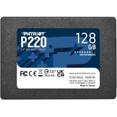 SSD Patriot P220 128GB SATA3 2,5"