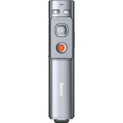 Baseus Orange Dot Multifunctionale remote control for presentation, with a laser pointer - gray TV pultis