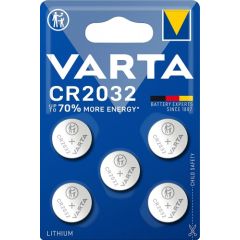 Varta LITHIUM Coin CR2032, battery (5 pieces, CR2032) Baterijas un akumulatori