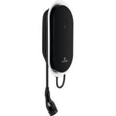 TechniSat TECHNIVOLT 1100, wallbox (black/white, 11 kW, 5 m cable, RFID) Elektro Auto lādēšanas piederumi