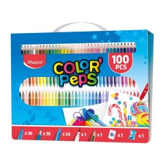 MAPED zīmēšanas komplekts ColorPeps 100 pcs, 3154149070039