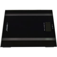 Esperanza EBS018K personal scale Electronic personal scale Rectangle Black Ķermeņa svari