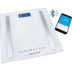 Esperanza EBS016W personal scale Electronic personal scale Square White Ķermeņa svari