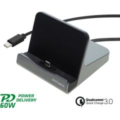 4smarts VoltDock Tablet Bezvadu Uzlādes Stacija priekš planšetdatora USB-C 60w