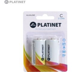 Platinet C 2 LR14 1.5V Alkaline Baterijas (2gab.) (EU Blister)