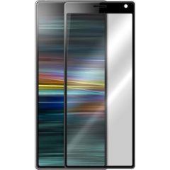 3MK Myscreen Glass Edge Tempered Glass Aizsargstikls Pilnam Ekrānam Sony Xperia 10 Plus Melns