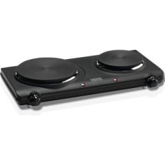 Haeger HP-02B.013A Double Disc Elektroplītiņa ar 2 sildelementiem 2250W Mini cepeškrāsnis un virsmas