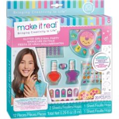 MAKE IT REAL Spīdīgais Nagu dizaina komplekts Attīstošās spēles