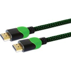 Savio GCL-03 HDMI cable 1.8 m HDMI Type A (Standard) Black,Green
