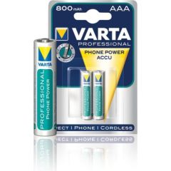 Varta Phone (Blister) HR03 AAA 2szt - 800mAh Baterijas un akumulatori