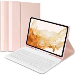 Tech-protect SC Pen + Keyboard for Galaxy Tab A8 10.5 X200 / X205 Pink