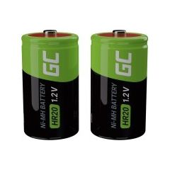 Green Cell GREENCELL Rechargeable batteries 2x D R20 HR20 Ni-MH 1.2V 8000mAh