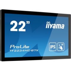 IIYAMA TF2234MC-B7X 21.5inch IPS 1920x1080 10 Point Touch Anti-Fingerprint 1000:1 305cd/m2 8ms HDMI DP VGA USB Touch Interface