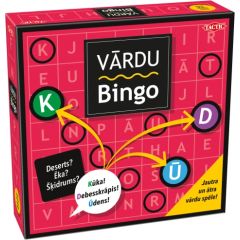 TACTIC Spēle "Vārdu Bingo" (Latviešu val.) Attīstošās spēles