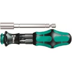 Skrūvgrieža rokturis Wera KK28 + skrūvēšanas uzgaļi Skrūvgrieži