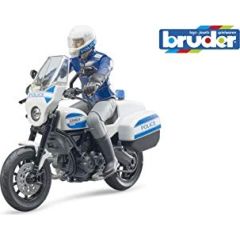 BRUDER bworld Scrambler Ducati police. - 62731 Mašīnas un piederumi