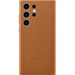 Samsung Galaxy S23 Ultra Leather Cover Camel