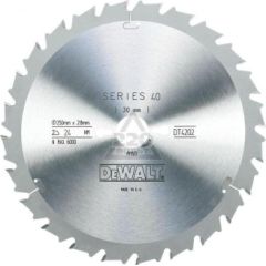 Griešanas disks kokam DeWalt; 250x2,8x30,0 mm; Z24; 10°