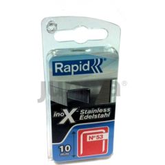 Skavas Rapid; 11,4x8 mm; 1080 gab.; tips 53; nerūsējošā tērauda Skavas
