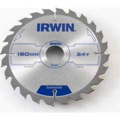 Griešanas disks kokam Irwin; 180x2,5x30,0 mm; Z24