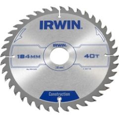 Griešanas disks kokam Irwin; 184x2,5x30,0 mm; Z40 Zāģripas