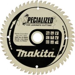 Griešanas disks laminātam Makita; 165x1,45x20,0 mm; Z52; 5°