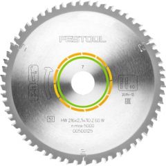 Griešanas disks kokam Festool; 216x2,3x30,0 mm; Z60; -5°