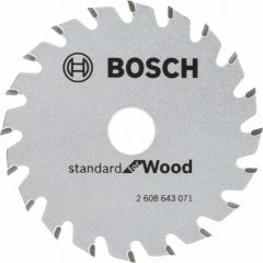 Griešanas disks kokam Bosch; 85x1,1x15,0 mm; Z20; 14° Zāģripas