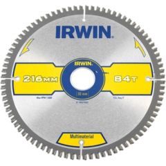Griešanas disks kokam Irwin WELDTEC; 216x3x30,0 mm; Z84