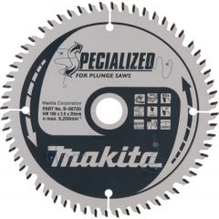 Griešanas disks laminātam Makita B-56720-5; 165x2,0x20 mm; Z60; 5°; 5 gab.
