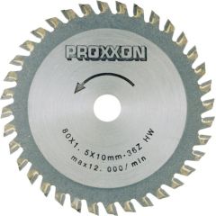 Griešanas disks Proxxon; 80x1,5x10,0 mm; Z36