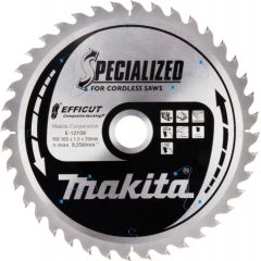 Griešanas disks Makita E-12158 TCT; 165x1,5x20 mm; T40; 15°