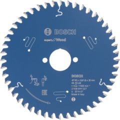 Griešanas disks kokam Bosch Expert for Wood 2608644027; 165x30x2,6 mm
