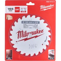 Griešanas disks kokam Milwaukee 4932471311; 165 mm
