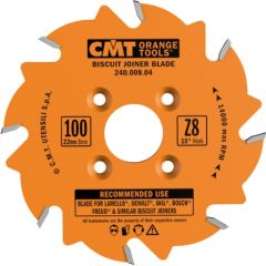Griešanas disks kokam CMT 241; 100x3,96x22; Z8; 15°