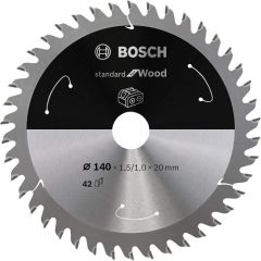 Griešanas disks kokam Bosch Standard for Wood 2608837672; 140x20 mm; Z42